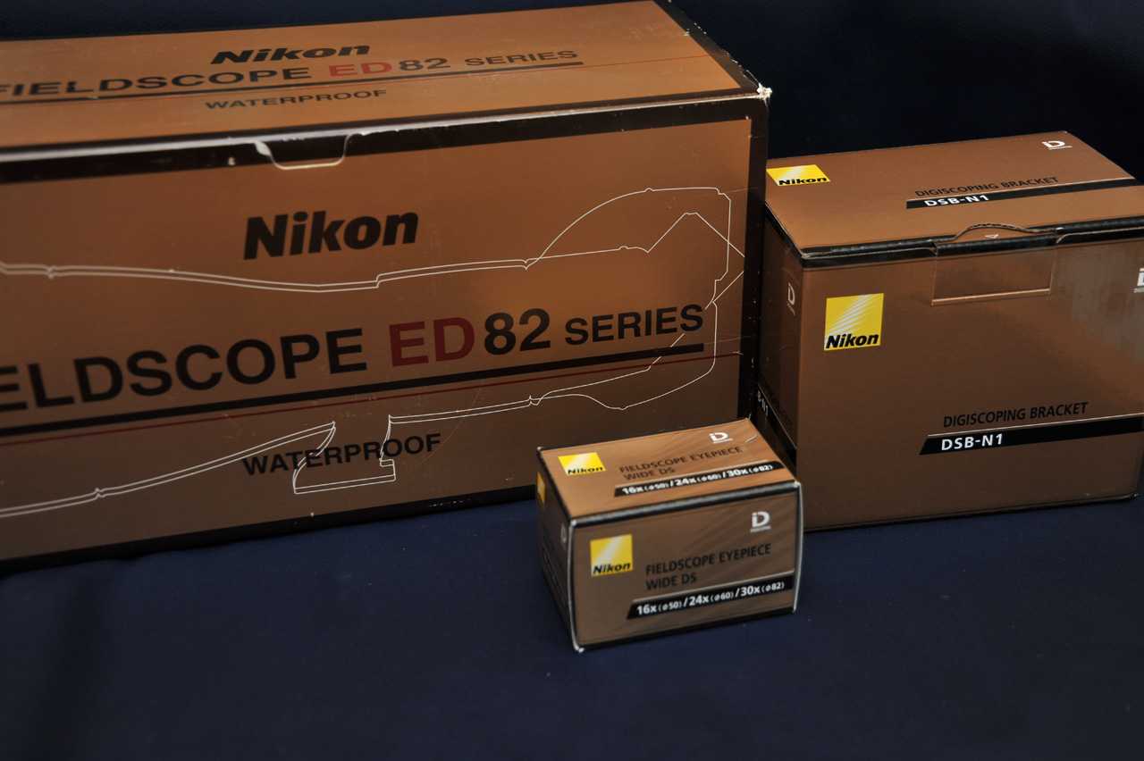 ついに本格的なデジスコシステムです。フィールドスコープ Nikon ED82 DSB-N1 Nikon1 V2　購入