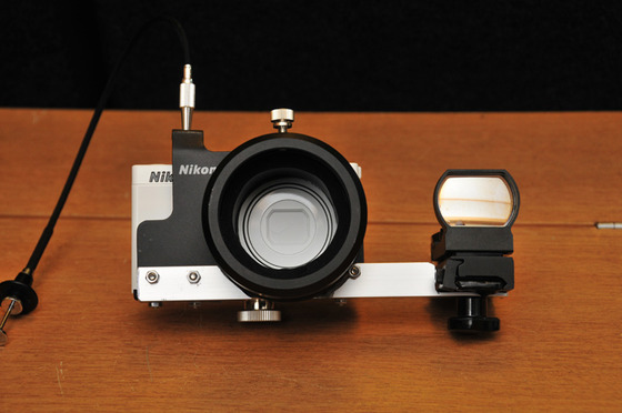 Nikon COOLPIX P340 デジスコカメラブラケット　自作２号完成！