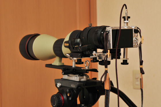 デジスコ照準機（ドットサイト）自作ステー Nikon1 J5