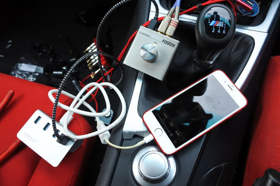BMW 130i E87 iDriveと切り替え可能で究極のハイレゾシステムを組む。その１