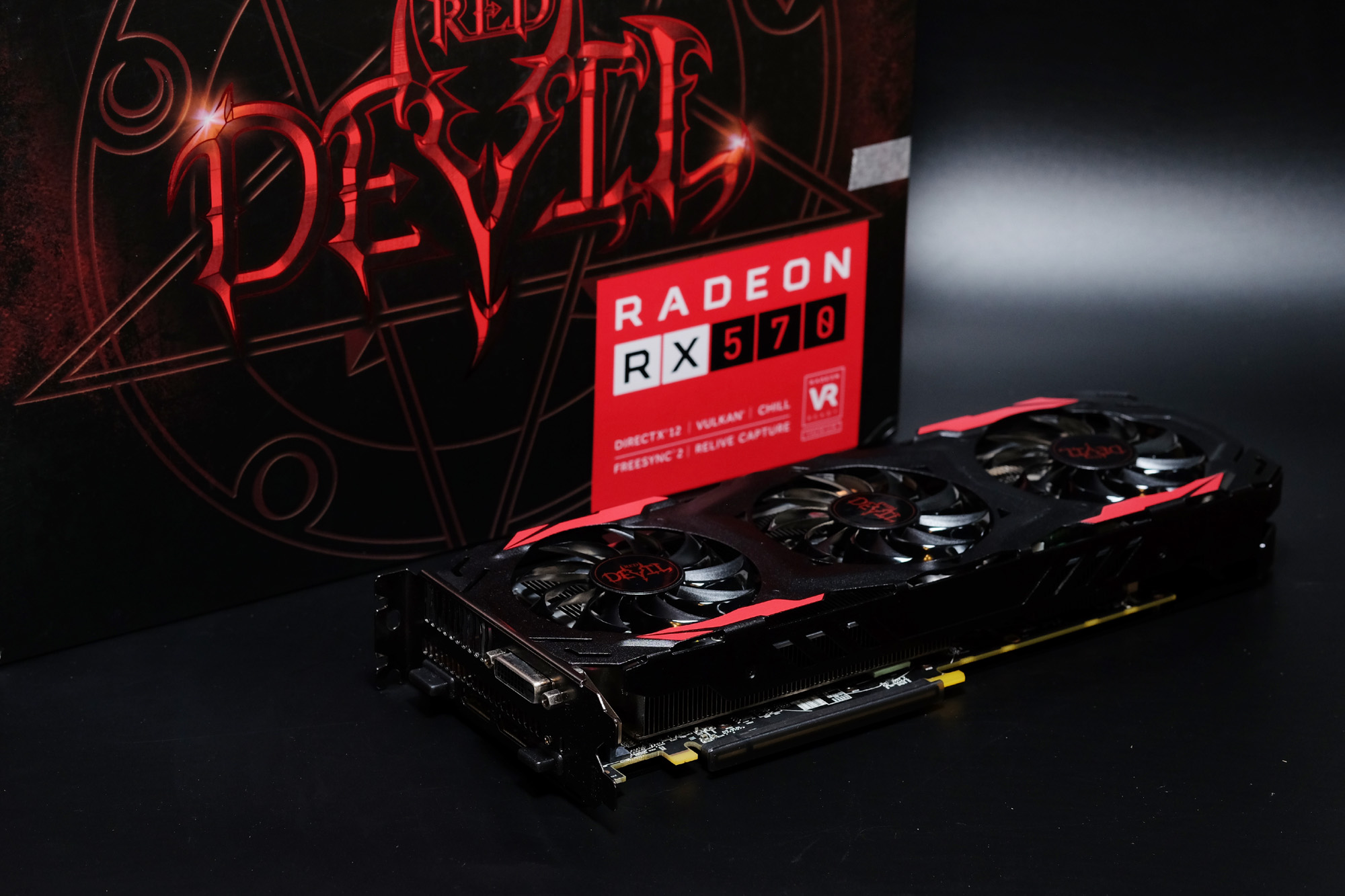 RED DEVIL RADEON RX 570 4GB GDDR5 AXRX 570 4GBD5-3DH／OC グラフィックボード