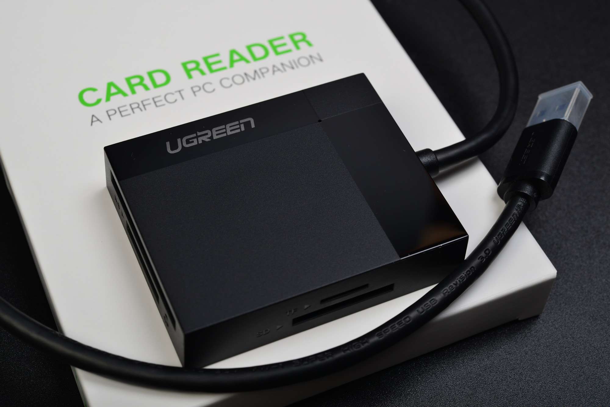 UGREEN CARD READER 高速カードリーダー　USB3 UGREEN SD TF CF MS 購入　レビュー