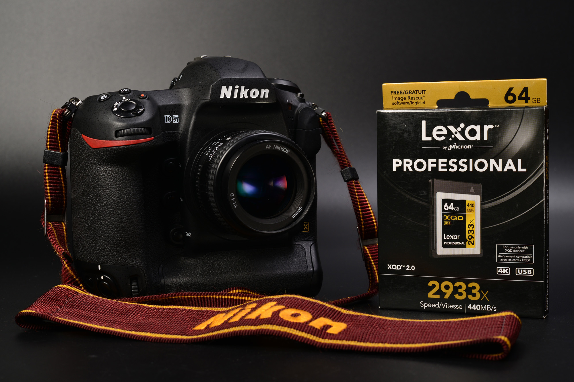 XQD2.0メモリーカード　 Lexar レキサー Professional Nikon D5