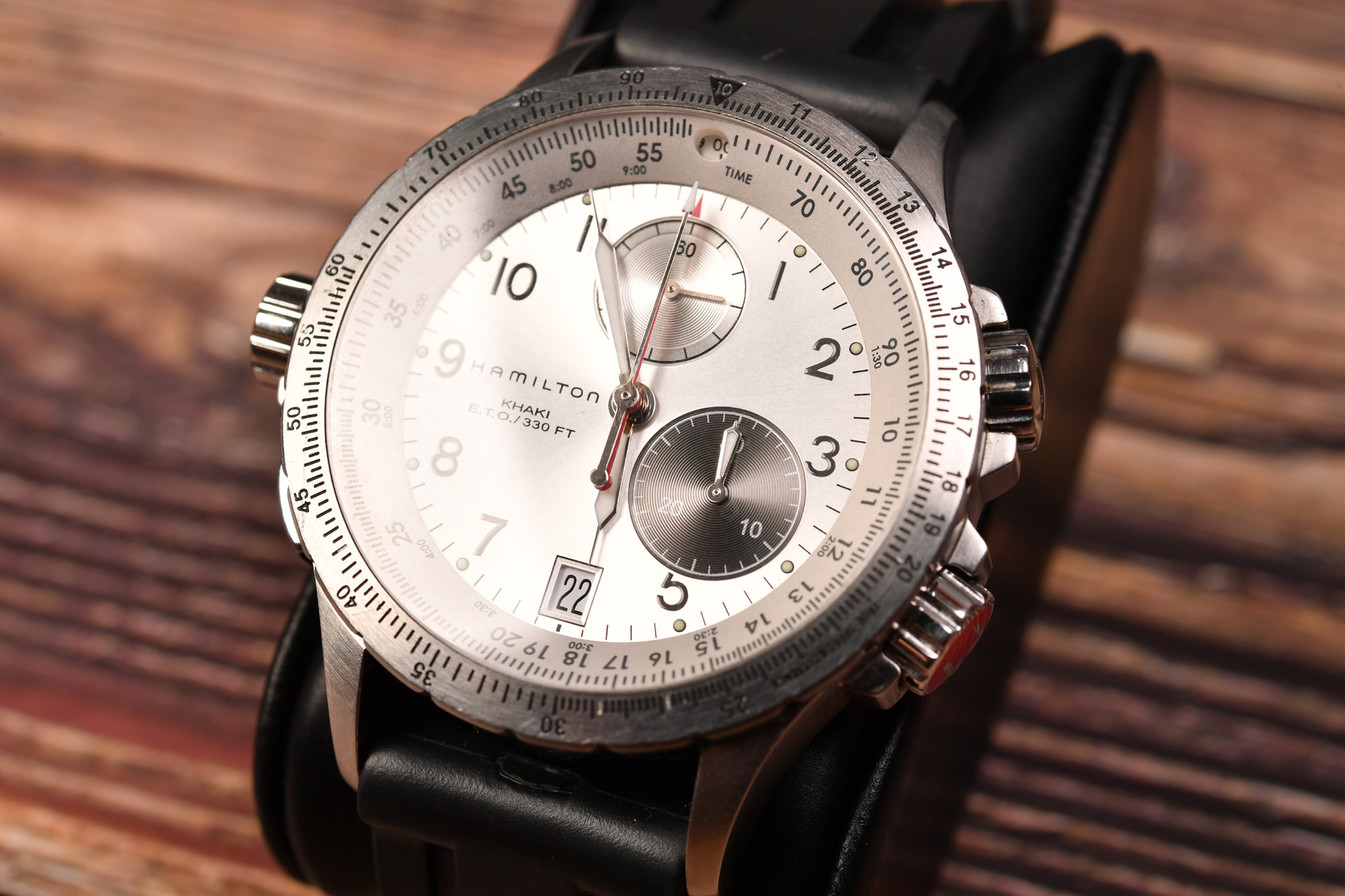 HAMILTON KHAKI E.T.O 　H776220（ハミルトン　カーキ　ETO）腕時計購入しました。