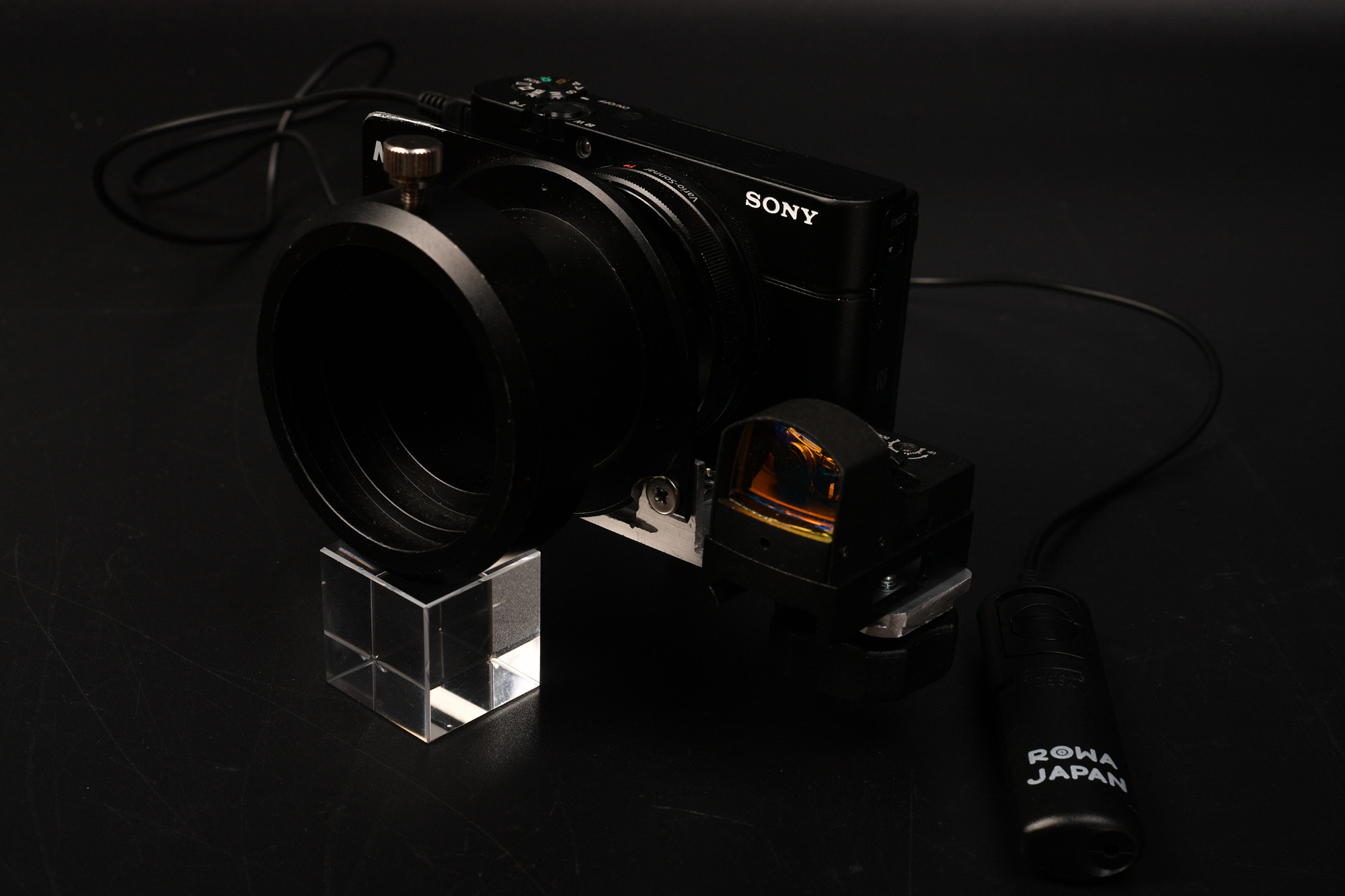 SONY RX100MⅢ用自作カメラアダプター　デジスコ
