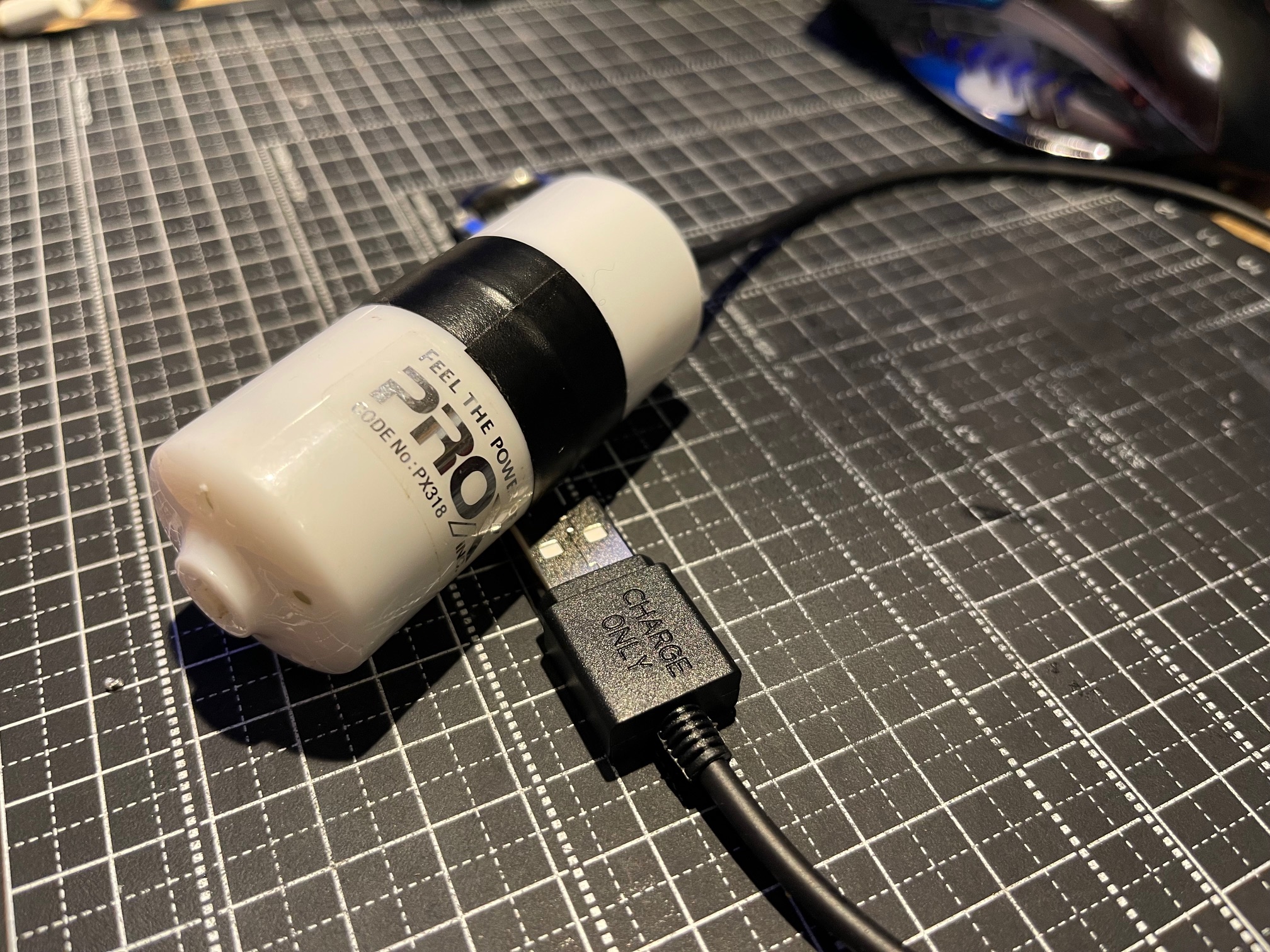 活きアジやウグイのエアーレーション　USB給電エアーポンプPROX PX318　修理2回目