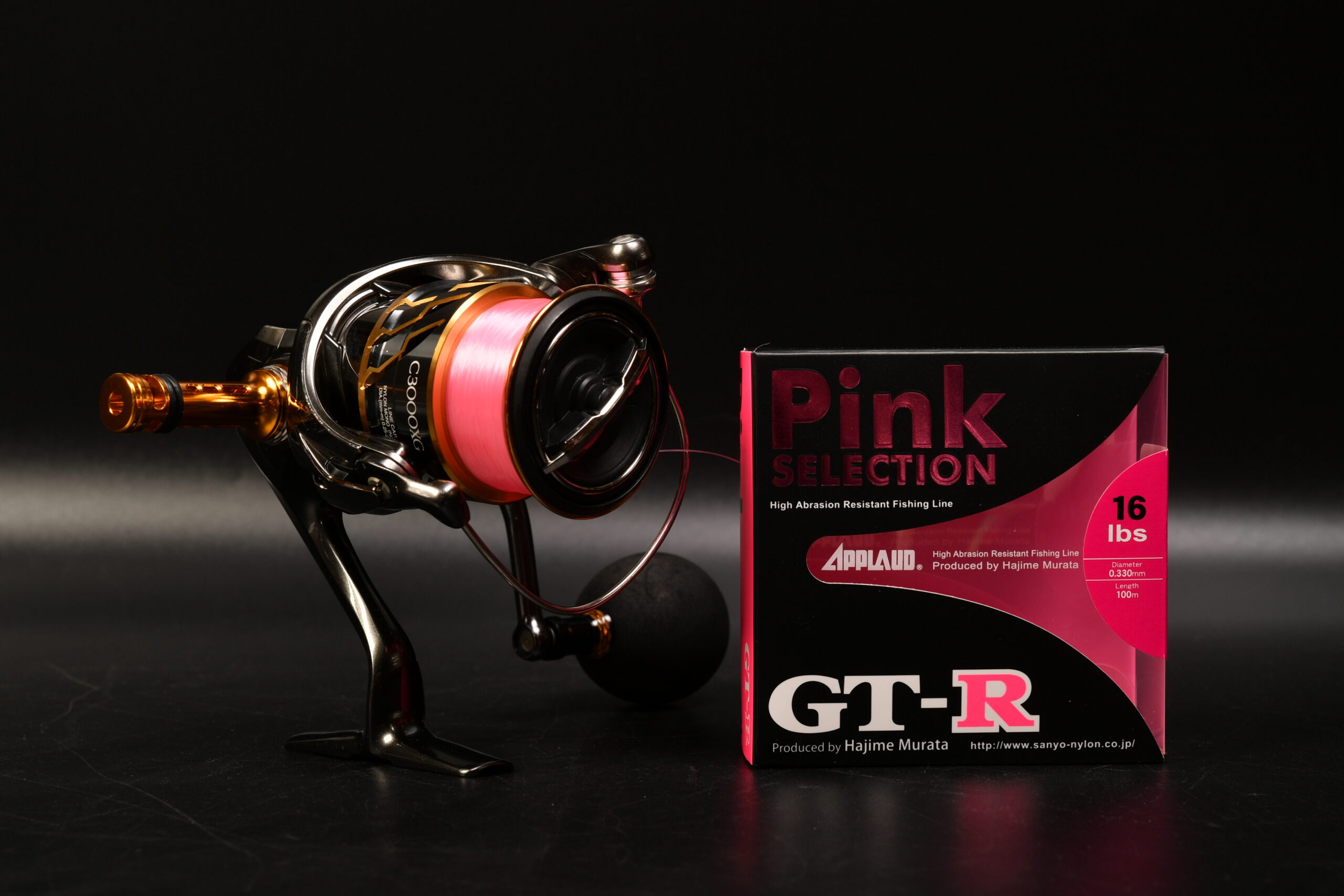 サンヨーナイロン GT-R Pink SELECTION 16lbs(4号）巻き直し ツインパワー C3000XG 海上釣堀　糸巻き日記
