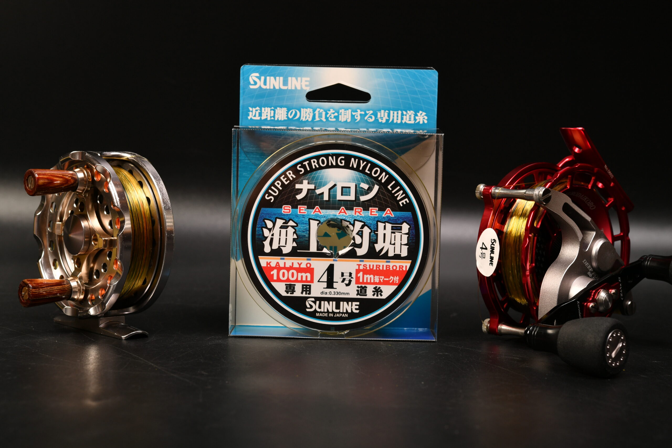 黒鯛工房 ディープフォース V-80RT ライン巻き直し　サンラインSEA AREA 海上釣堀4号　糸巻き日記