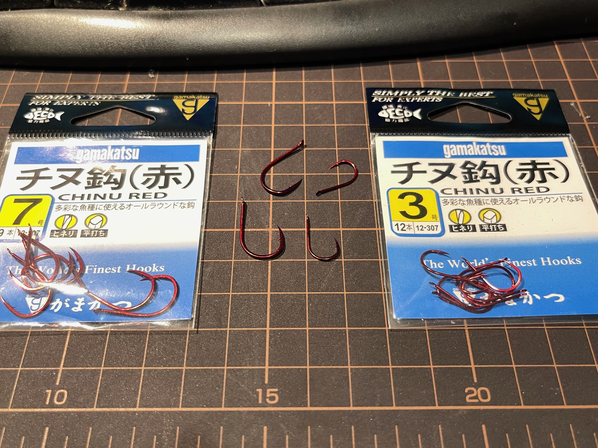 海上釣堀の青物用針!がまかつ チヌ鈎(赤)7号 海上釣堀の青物用針!がまかつ チヌ鈎(赤)7号