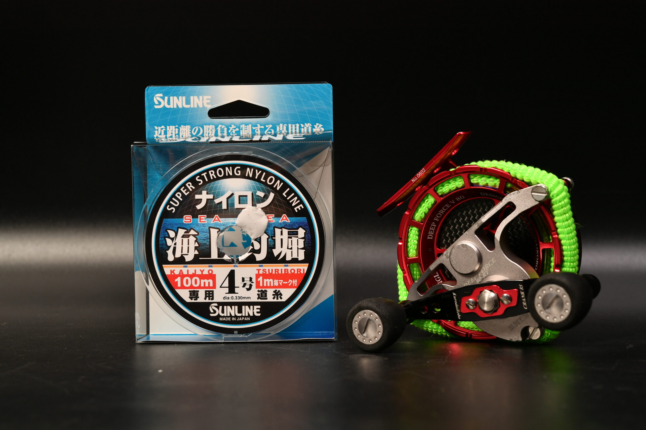 黒鯛工房ディープフォースV80RT 道糸交換　SUNLINE SEA AREA 海上釣堀4号　脈釣り　糸巻き日記