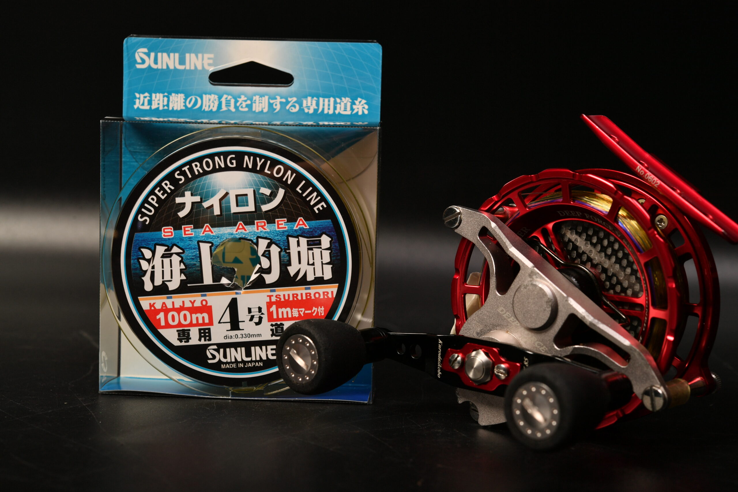 黒鯛工房ディープフォースV80RT 道糸巻き直し。SUNLINE ナイロンSEA AREA海上釣堀 4号 黒鯛工房ディープフォースV80RT 道糸巻き直し。SUNLINE ナイロンSEA AREA海上釣堀 4号