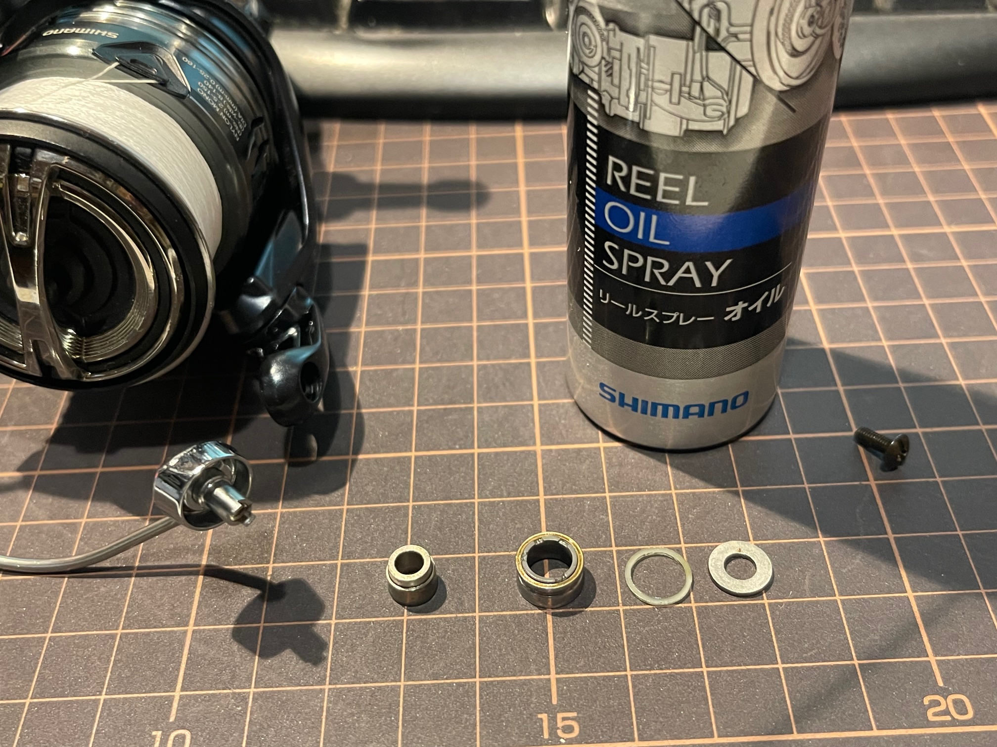 シマノ ミラベル ラインローラー点検 シマノ ミラベル ラインローラー点検