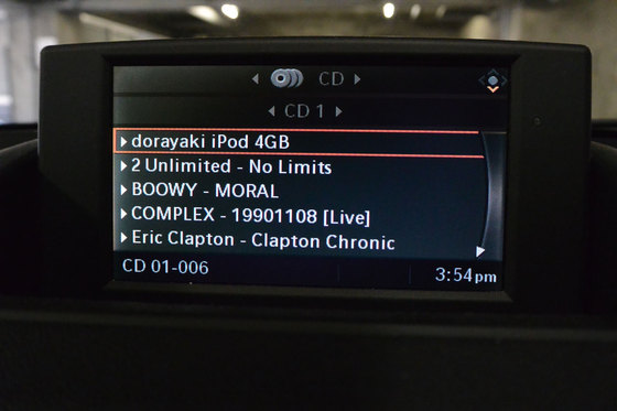 BMW iDrive（初期）には、iPod！E87 130i