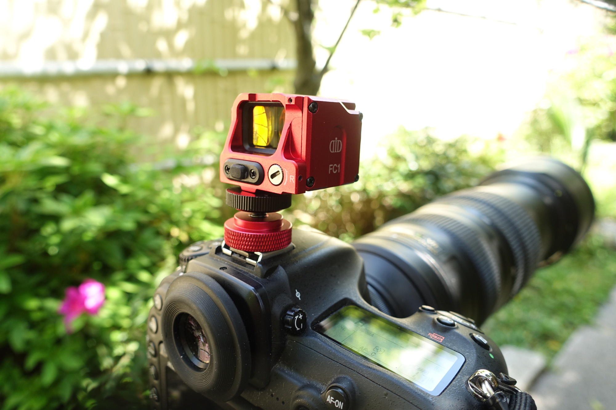 DI OPTICAL USAタイプ FC1 レッドドットサイト 　ホロサイト　ホットシュー用に改造　野鳥撮影機材