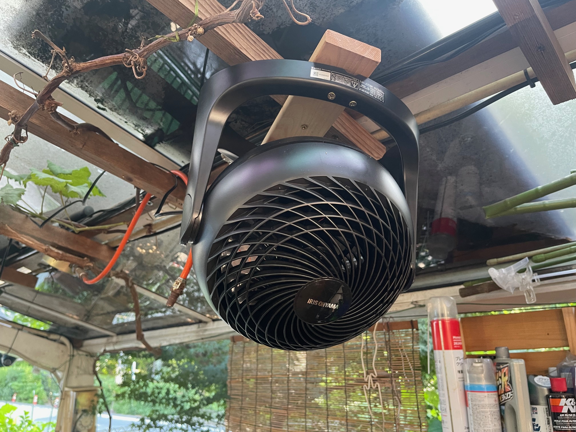 パパの作業場を快適に!アイリスオーヤマ サーキュレーター パパの作業場を快適に!アイリスオーヤマ サーキュレーター