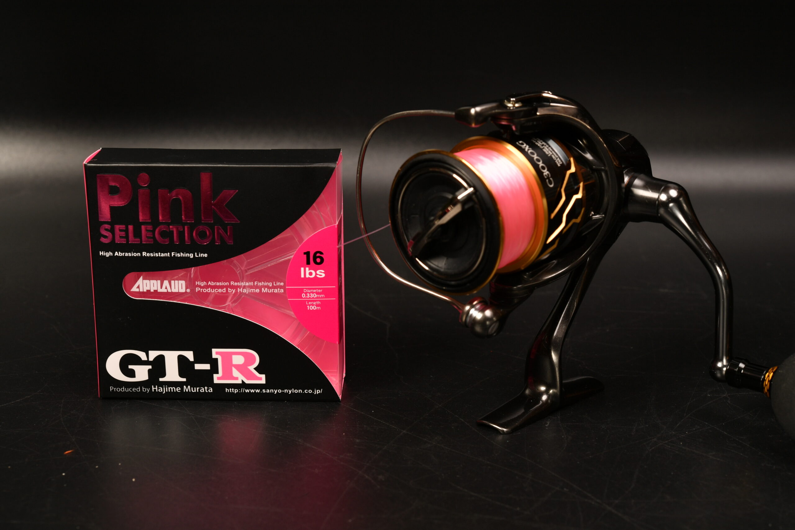 サンヨーナイロン GT-R Pink SELECTION 16lbs（4号）　糸巻き日記　ツインパワー C3000XG 海上釣堀