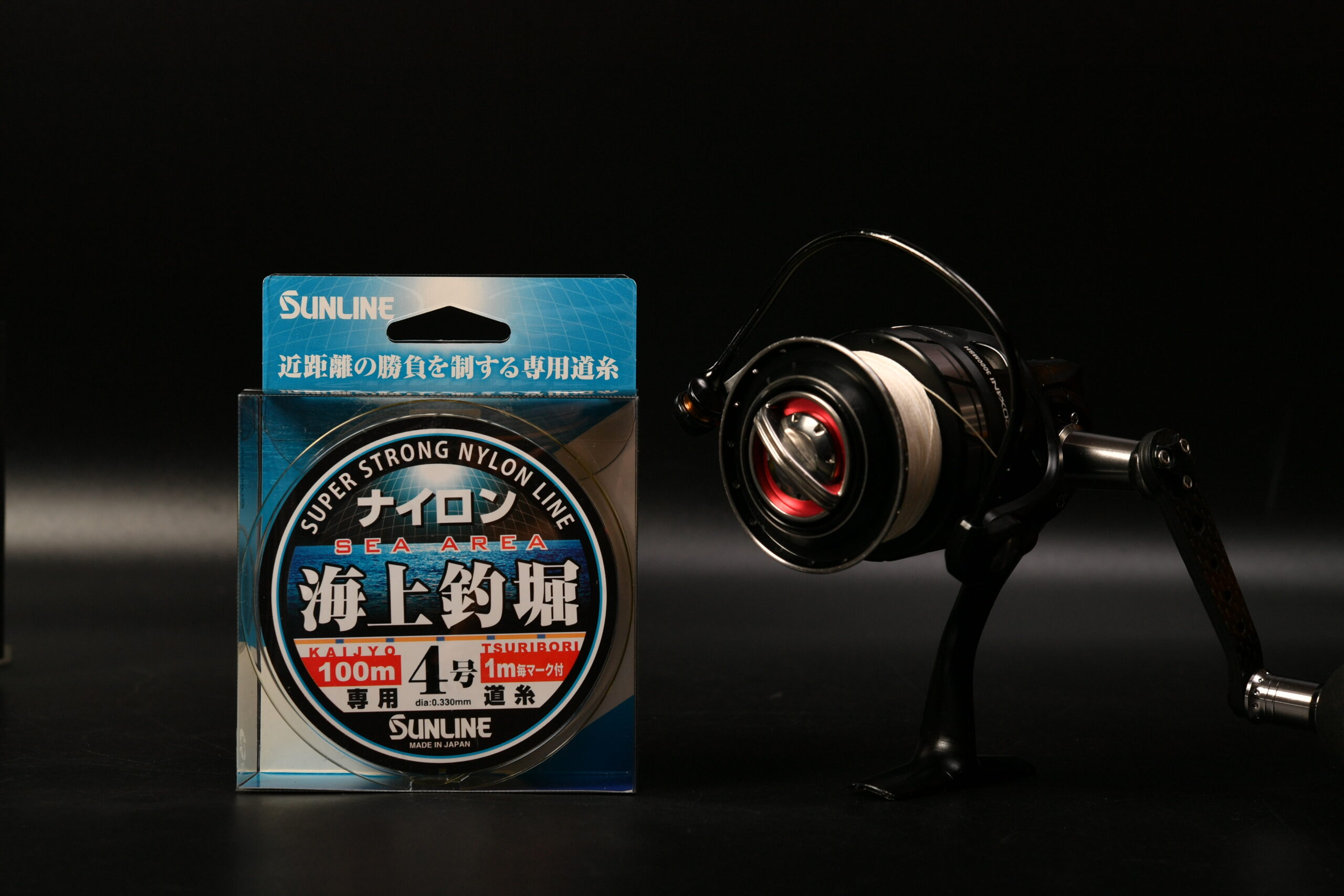 SUNLINE ナイロンSEA AREA海上釣堀 4号 アブガルシア ロキサニー 3000SH