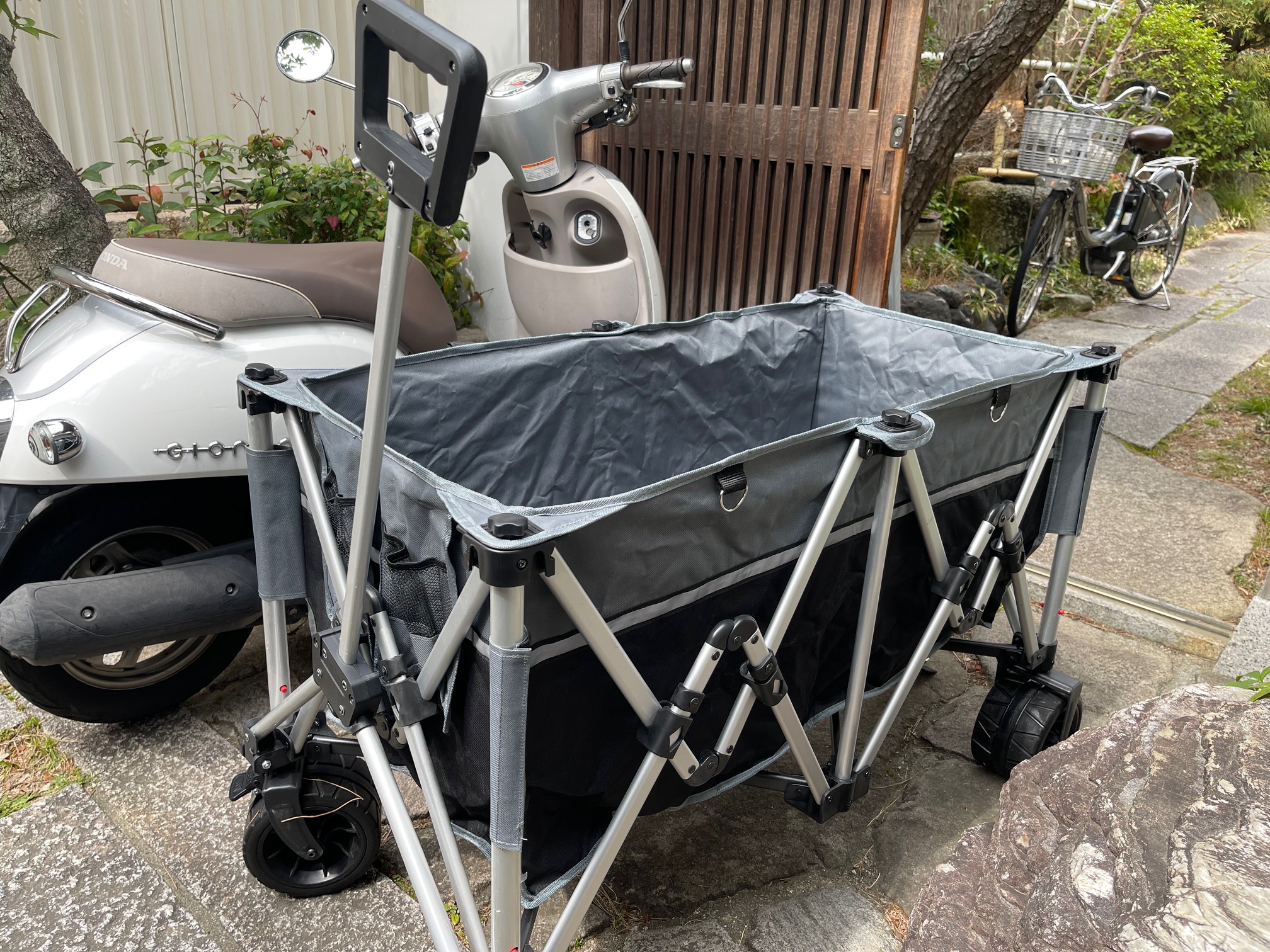 アルミシャーシ　アウトドアキャリーワゴン　Fengzel Outdoor　購入レビュー