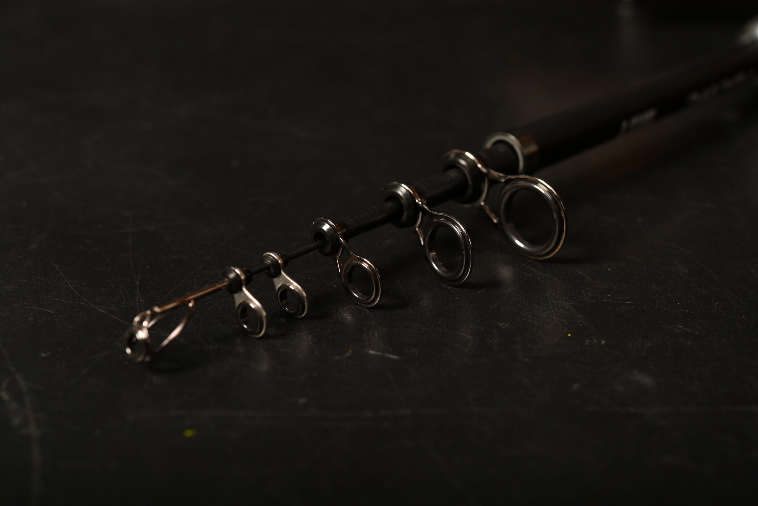 vuong mist 1.68m 中華ロッドの穂先ガイドを少し変えました。