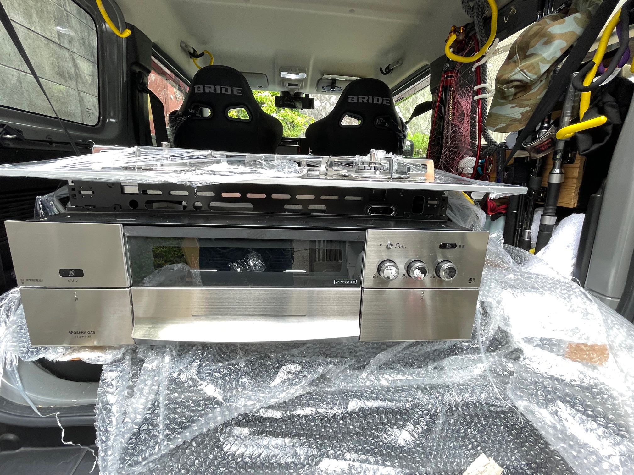 新しい？ビルトインガスコンロ　大阪ガス110-H832　展示未使用品の中古購入しました。　